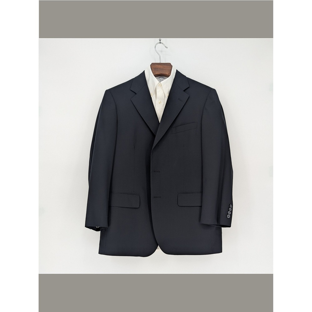 Brooks Brothers Navy Blazer 42R Wool Sport Coat Classic Preppy USA